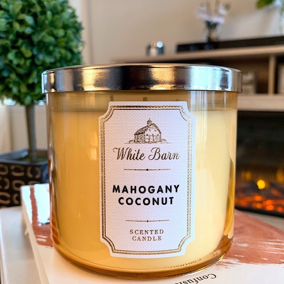 Bath & Body Works Other - 3 Wick Mahogany Coconut Candle